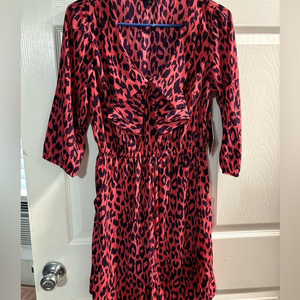 Be‎ Bop Beautiful Pink Cheetah Dress NWT